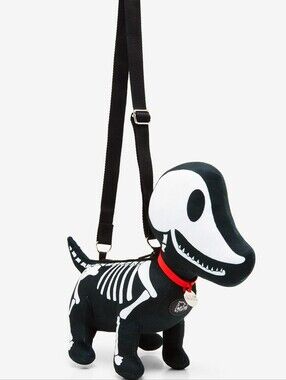 CORPSE BRIDE Scraps Dog Plush Crossbody Bag